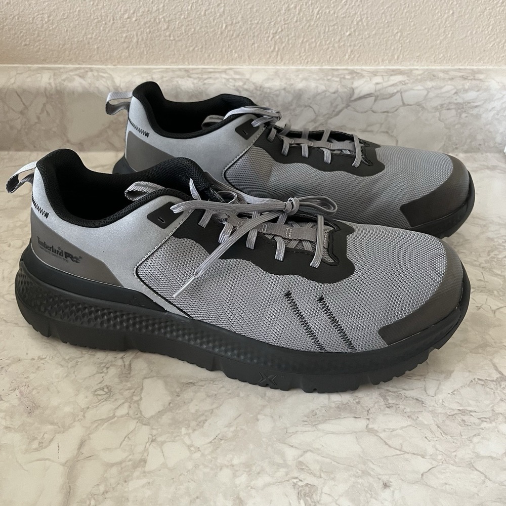 Timberland PRO Setra Composite Safety Toe Sneakers Men's 11.5 Gray Black